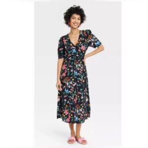 Like New Black Floral Dress A New Day